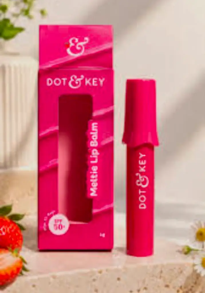 Dot & key Meltie Lip balm strawberry SPF50PA (4g)