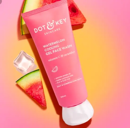 Dot & key Watermelon Cooling Gel Facewash (100ml)
